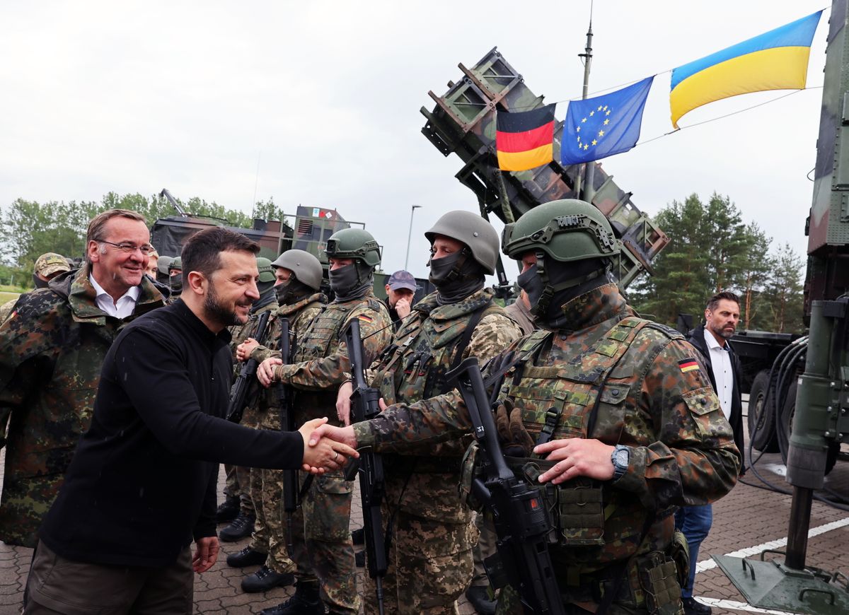 német védelmi miniszter, PISTORIUS, Boris; ZELENSZKIJ, Volodimir