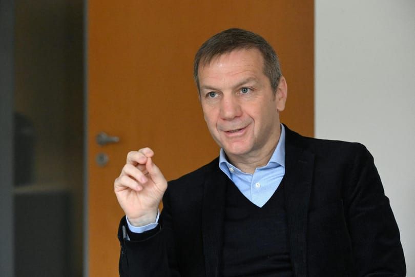 Bajnai Gordon a HVG-interjúban. Fotó: HVG/Reviczky Zsolt