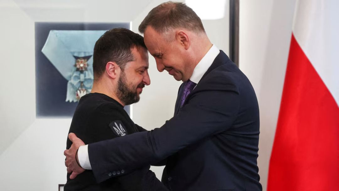 lengyel, ukrán, Zelenszkij, Duda, lengyel-ukrán