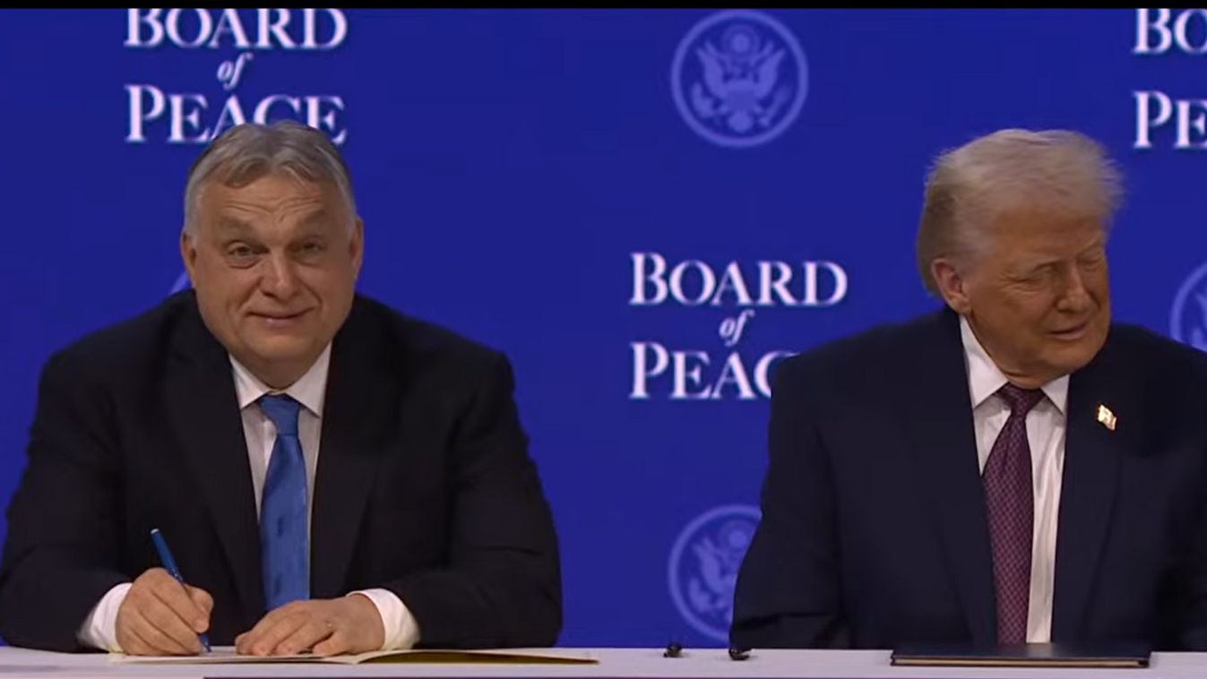 Orbán Viktor is aláírta a Béketanács alapokmányát