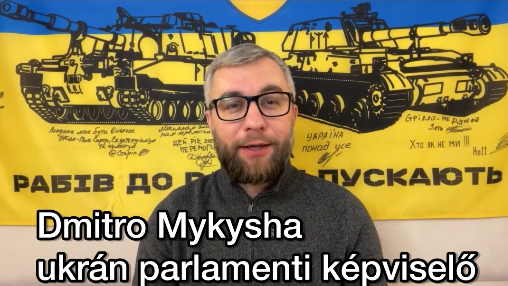 Dmitro Mykysha, az ukrán fenyegetőző, aki Magyar Péter győzelmét és megszorításait várja.