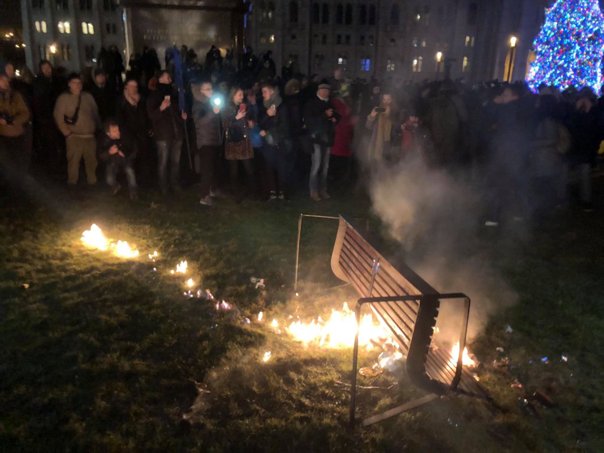 Az első csicskamajdan legnagyobb eredménye az égő szánkó