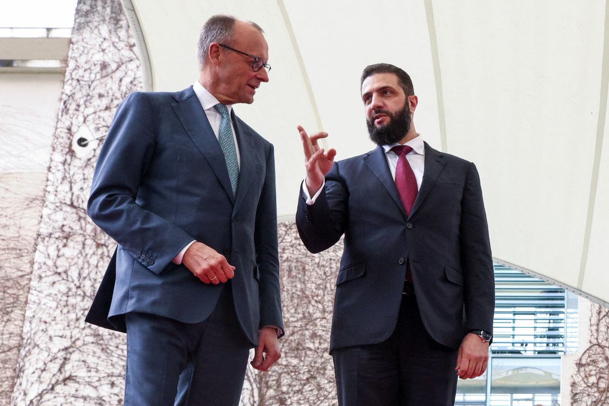 Merz kancellár és al-Shara szír elnök Berlinben tárgyalt