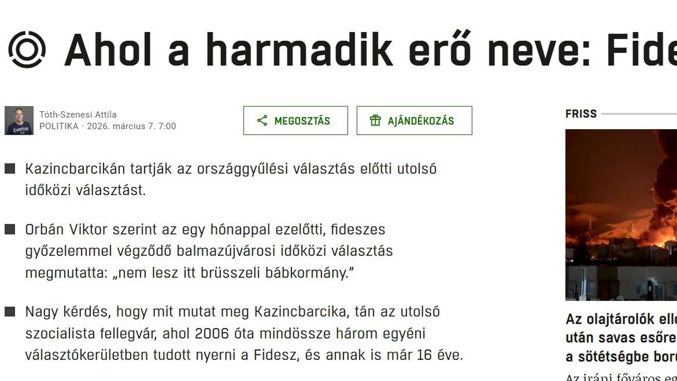 Utolsó helyre várták, mégis tarolt a Fidesz Kazincbarcikán