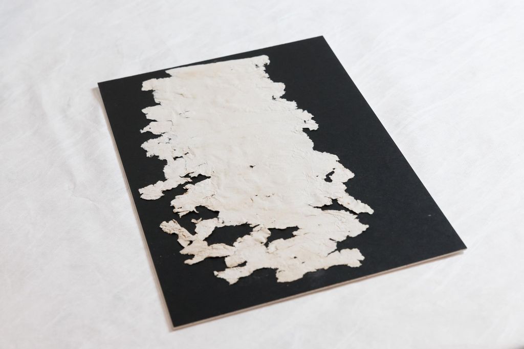 20260312 -- Sajtótájékoztató a Hősök tere milleniuimi szoborcsoportjának Gábriel arkangyalt ábrázoló szobrának restaurálásáról a Museum Complex Kft. restaurátorműhelyében. // fotó: Hatlaczki Balázs