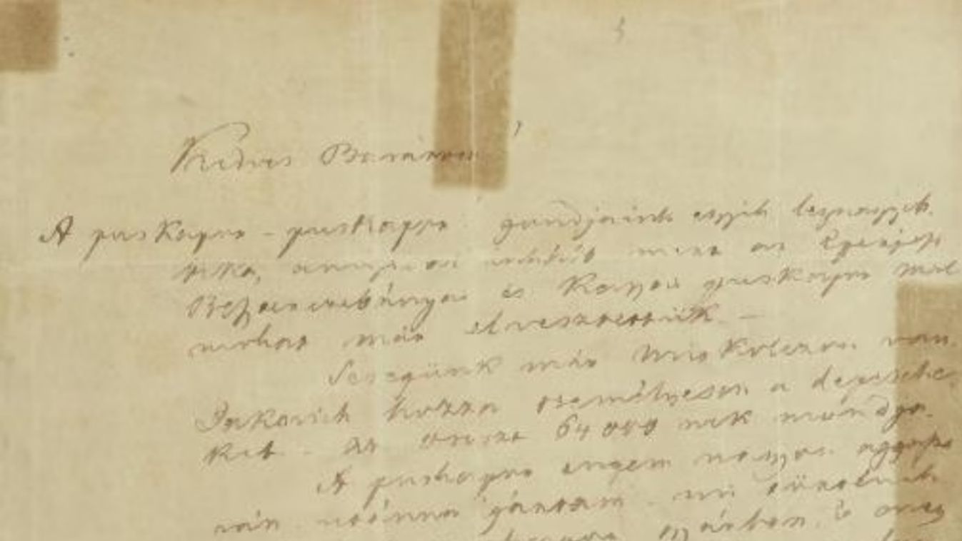 Több mint négymillió forintért kelt el Kossuth 1849-es levele Görgeihez