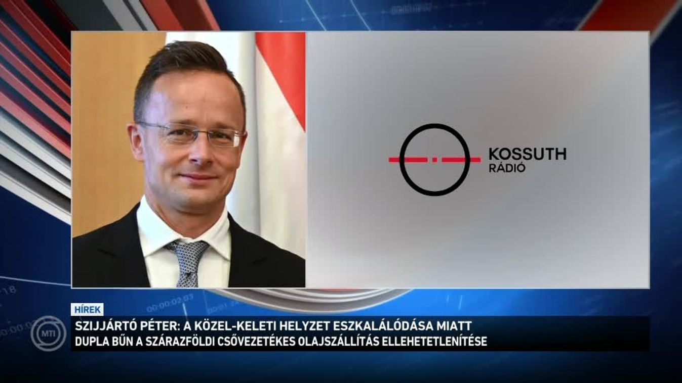 Szijjártó Péter: az ukránoknak meg kell indítani a kőolajszállítást a Barátság vezetéken