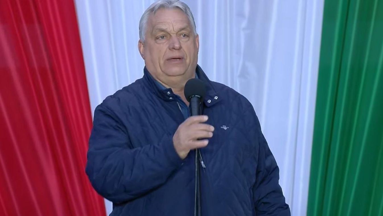 Orbán Viktor: Mi vagyunk a hangos többség, hajrá Fidesz!