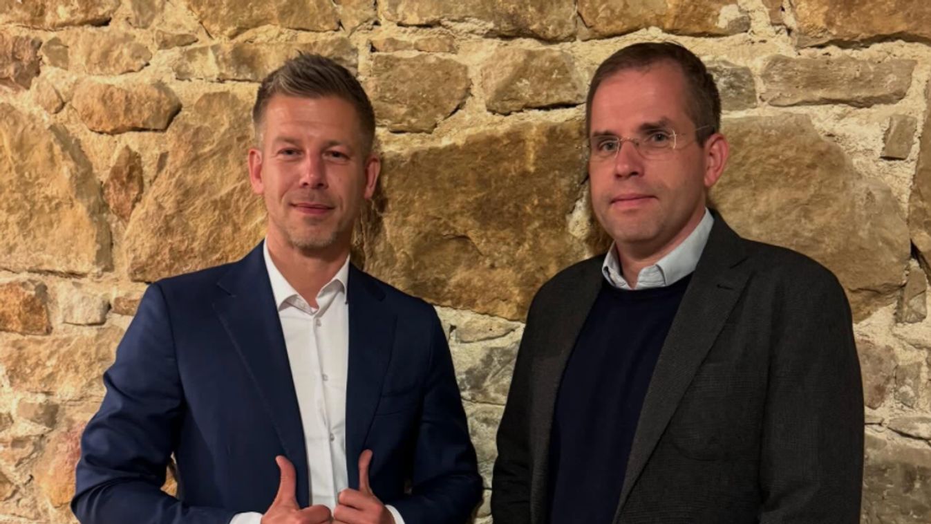 Magyar Péter és Ruff Bálint. Fotó: Facebook