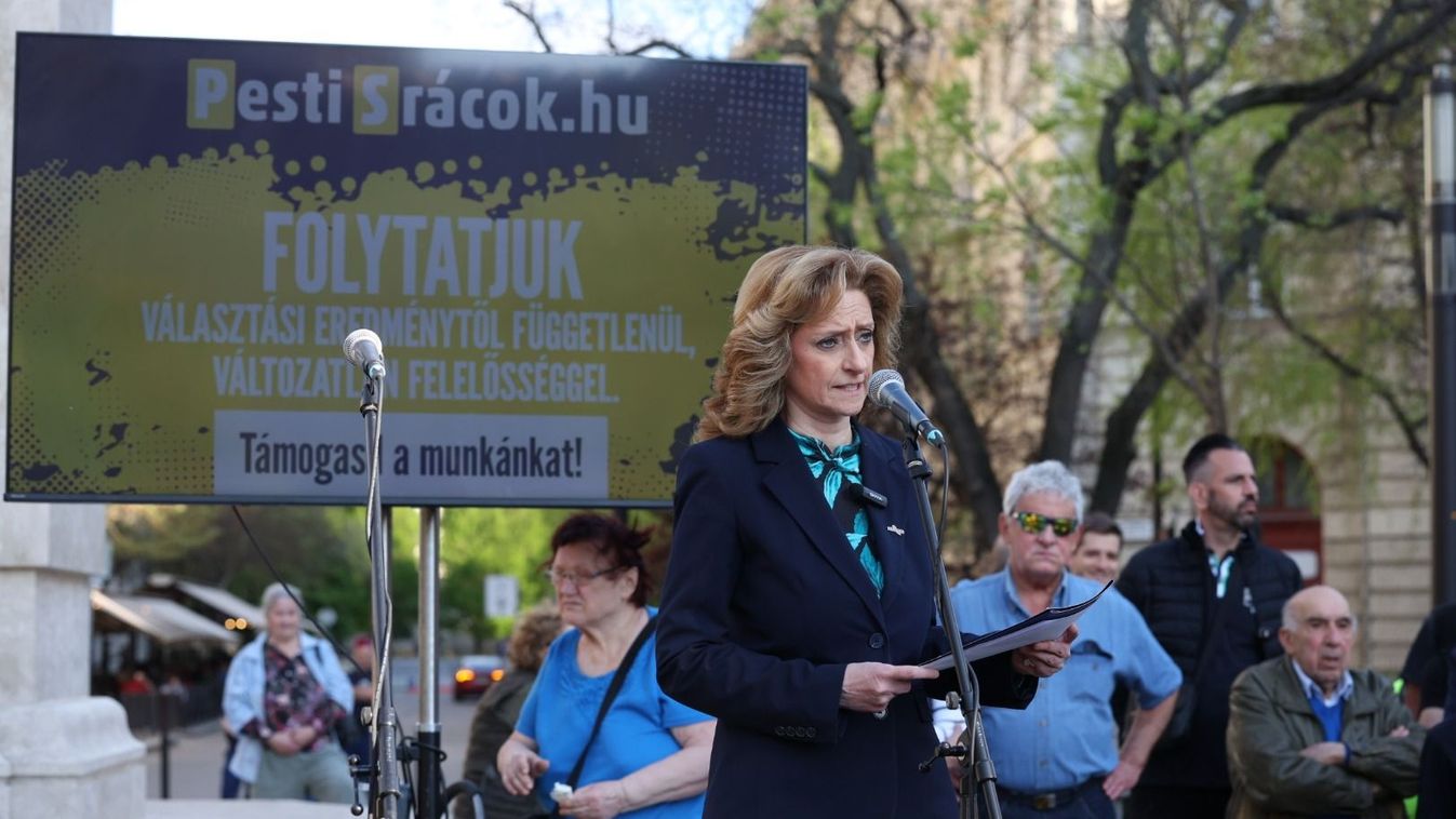 Ferencz Orsolya a Magyar Úton Gyűlésen