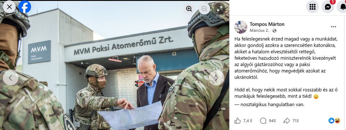 A Momentum nemrég még a katonák lelkébe taposott.