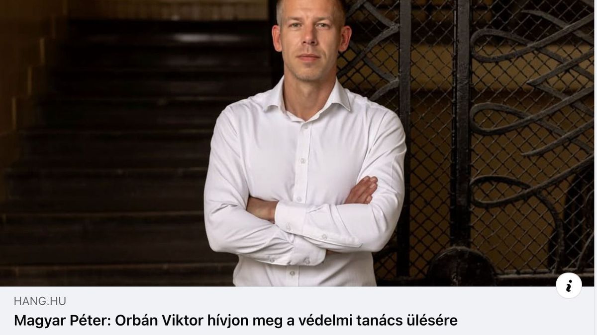 Magyar Péter azt már nem hiszi, hogy Orbán meg tudja akadályozni a választásokat, de a Védelmi Tanács ülésére azért menne