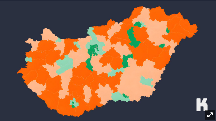 Az Index mandátumbecslése egyértelmű Fidesz győzelmet jósol.