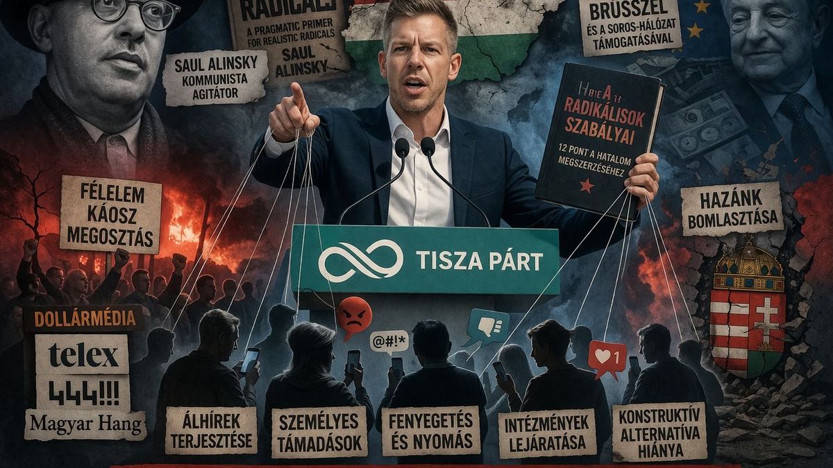 Kommunista módszerrel bomlasztja hazánkat Magyar Péter és a Tisza