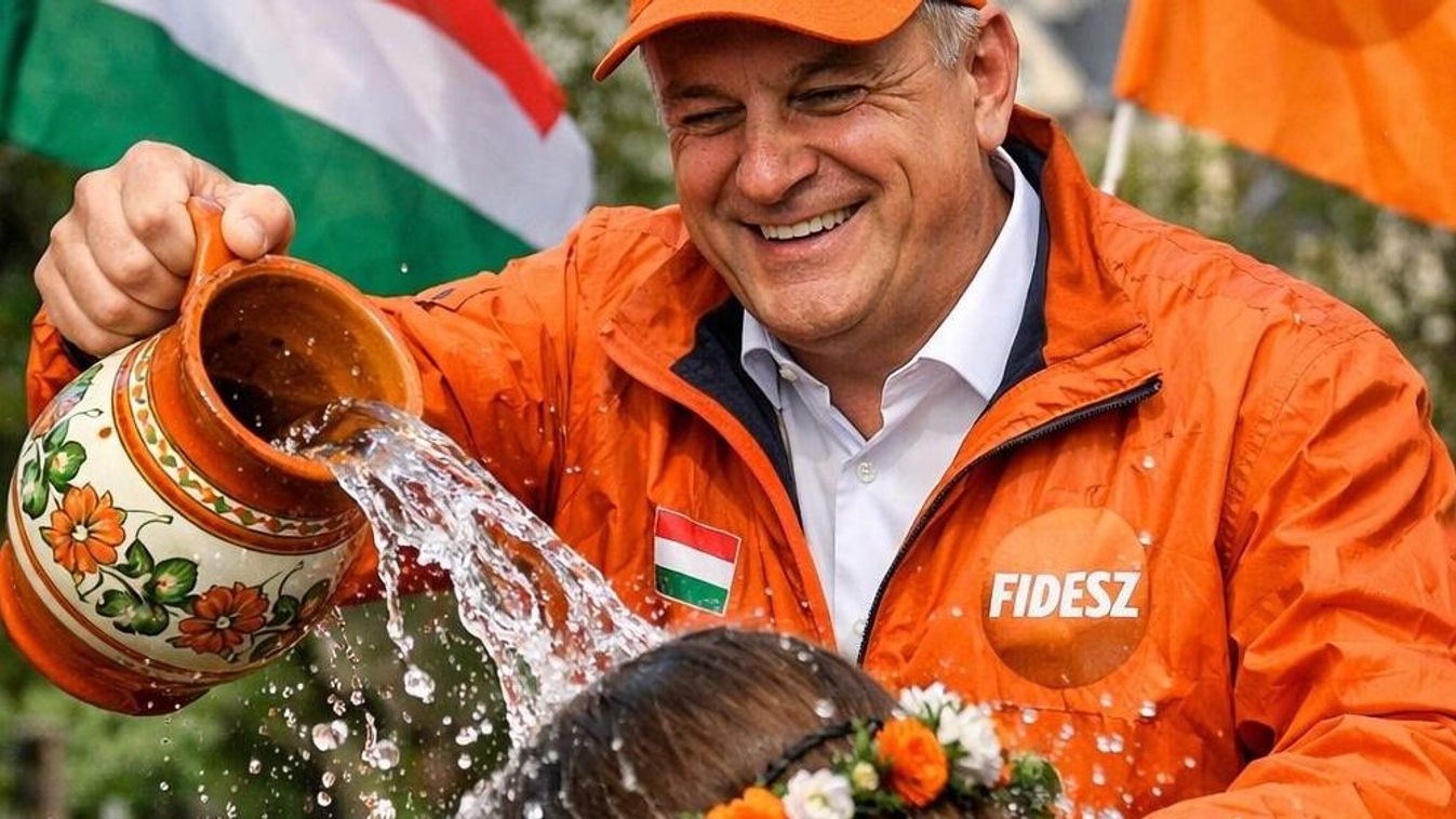 Locsolóvers fideszeseknek, hogy a tiszás hölgyek dugót nyeljenek