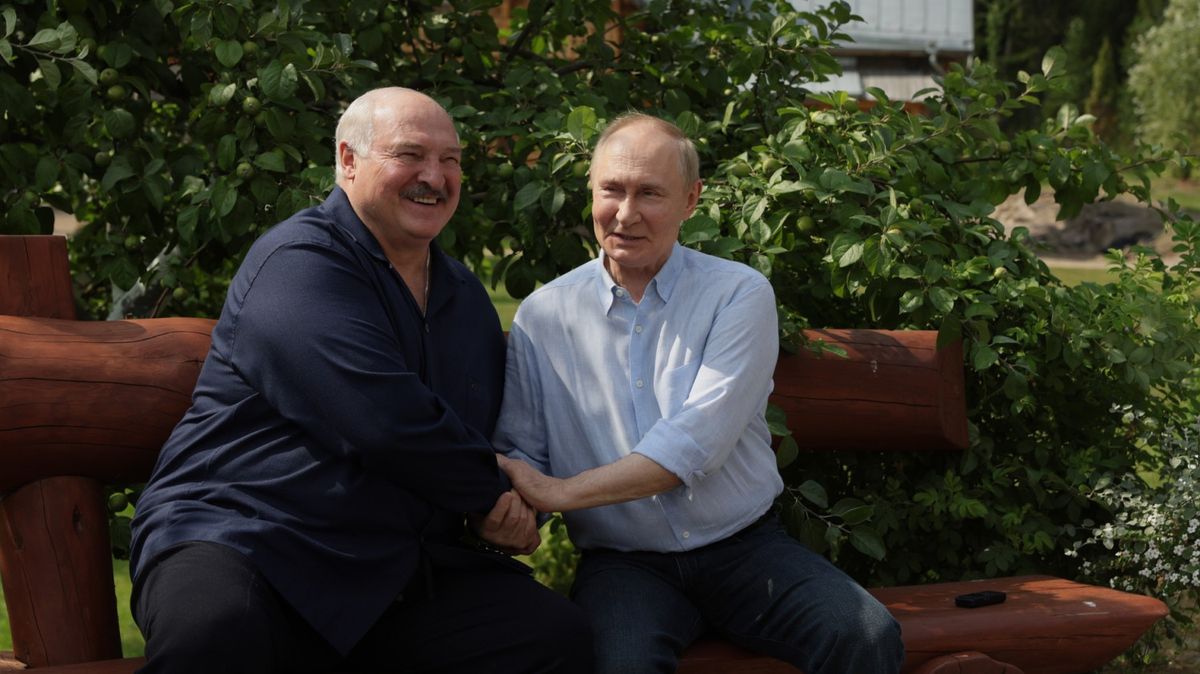 Vlagyimir Putyin orosz elnök Aljakszandr Lukasenka fehérorosz elnökkel