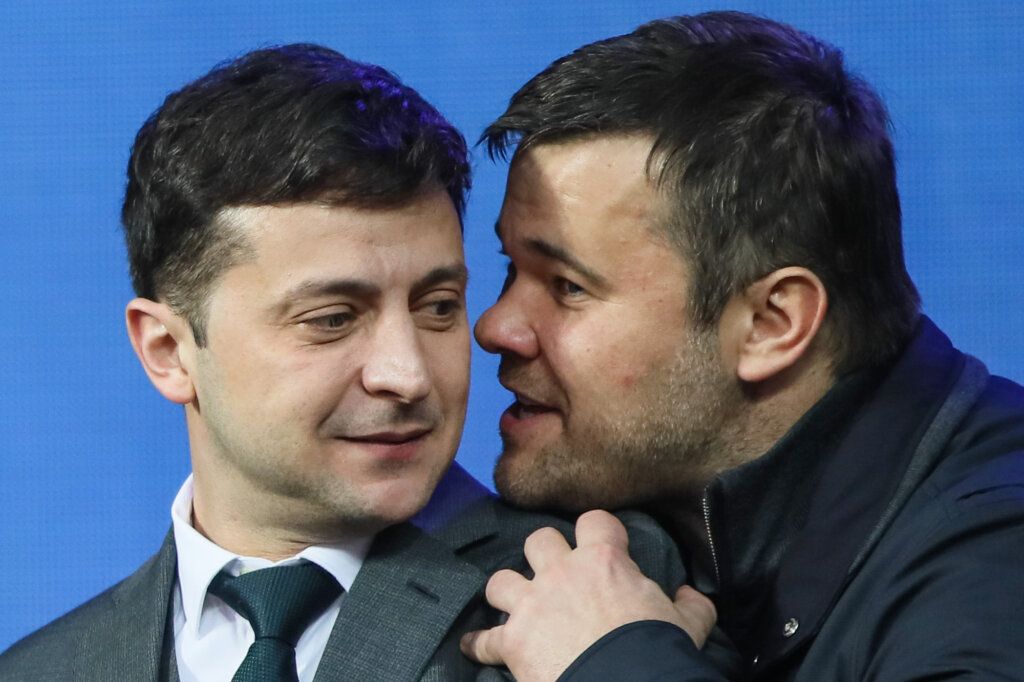 Zelenszkij annak idején még nagyon közeli kapcsolatban volt Andrij Bohdannal