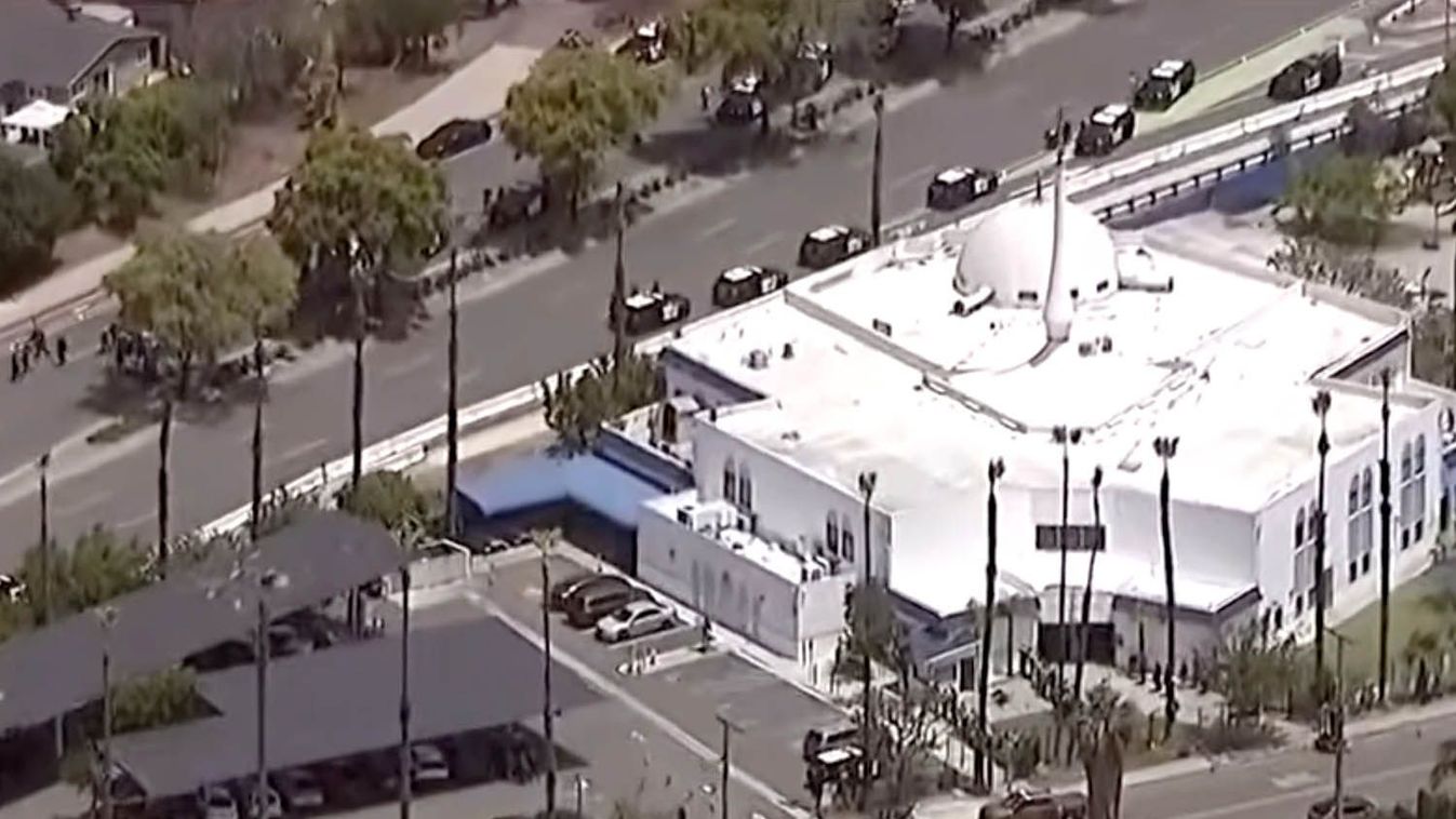 A San Diego-i lövöldözés helyszíne. Fotó: ABC.