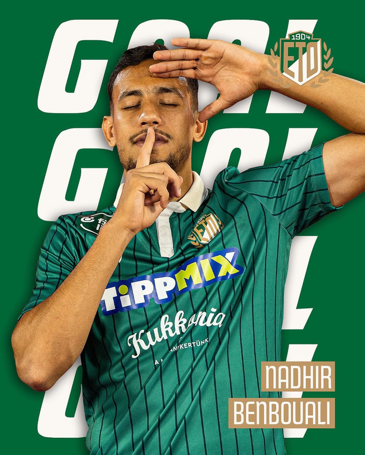 Nadhir Benboali  Forrás: ETO FC hivatalos Facebook-oldal