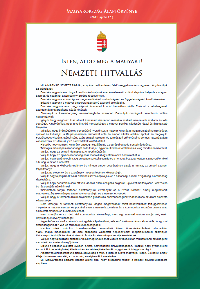 A Nemzeti hitvallás nem fér bele Magyar Péterék gondolatvilágába.