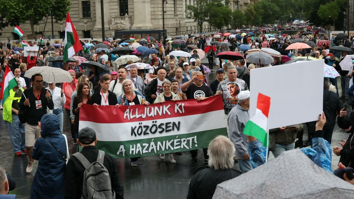 Gyere le Peti – Bütyök berezelt a migránsellenes tömegtől