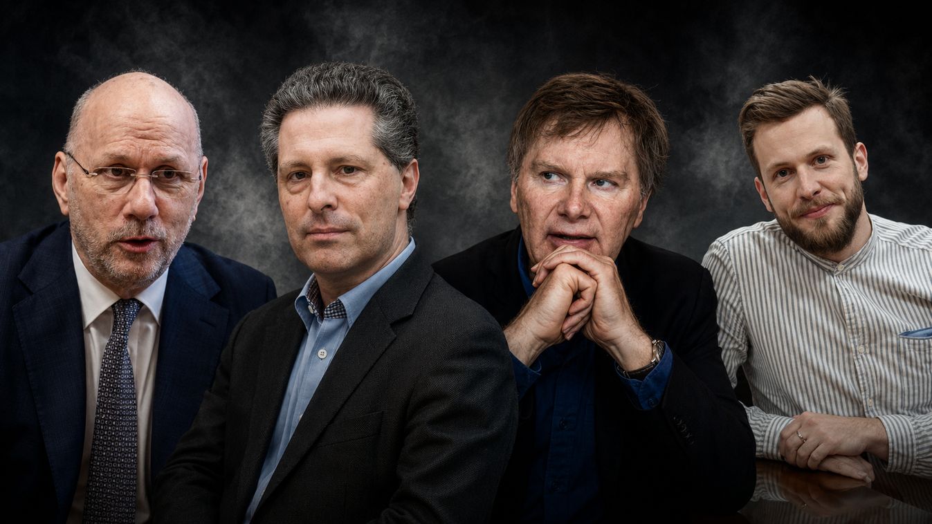 Hack Péter, Schiffer András, Fodor Gábor és Kurucz Dániel