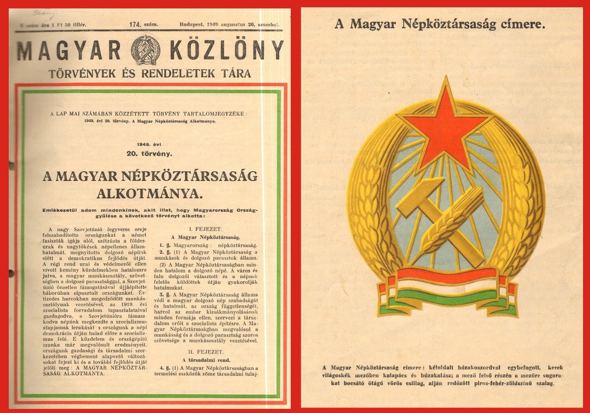 Rendszer visszaváltozást akarnak, vissza tehát a '49-es sztálini alkotmányt?