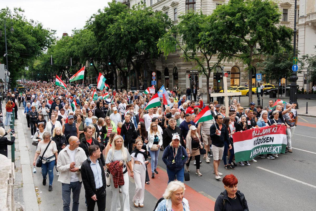 A 2026. június 5-i migrációs paktum elleni tüntetés