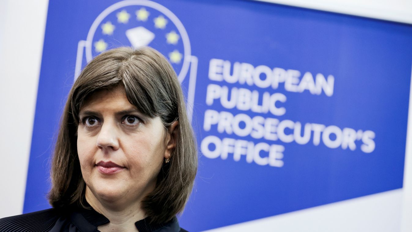 Laura Codruta Kövesi 2021. június 1-jén. Fotó: AFP/Kenzo Tribouillard