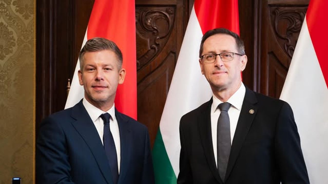 Magyar Péter és Varga Mihály. Fotó: Facebook/Magyar Péter.